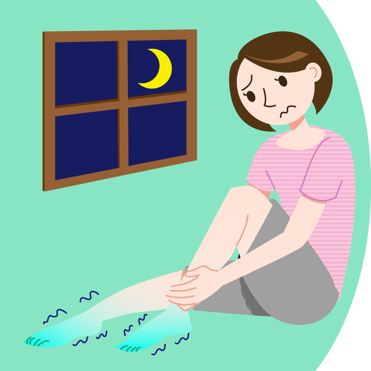 寝る前の足が冷たい！